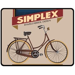Simplex Bike 001 Design By Trijava Fleece Blanket (medium)  by nate14shop