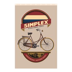 Simplex Bike 001 Design By Trijava Shower Curtain 48  X 72  (small)  by nate14shop