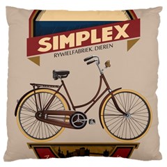 Simplex Bike 001 Design By Trijava Large Cushion Case (one Side) by nate14shop