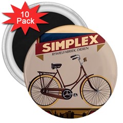 Simplex Bike 001 Design By Trijava 3  Magnets (10 Pack)  by nate14shop