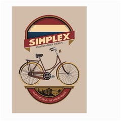 Simplex Bike 001 Design By Trijava Large Garden Flag (two Sides) by nate14shop