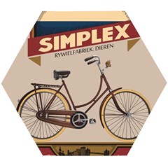 Simplex Bike 001 Design By Trijava Wooden Puzzle Hexagon by nate14shop
