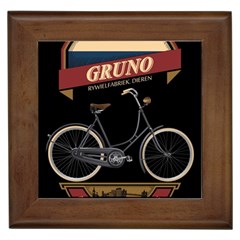Gruno Bike 002 by Trijava Printing Framed Tile