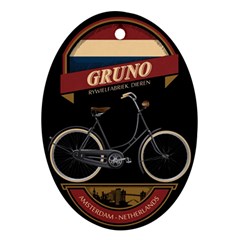 Gruno Bike 002 By Trijava Printing Oval Ornament (two Sides) by nate14shop