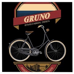 Gruno Bike 002 by Trijava Printing Wooden Puzzle Square
