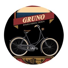 Gruno Bike 002 By Trijava Printing Pop Socket (white) by nate14shop