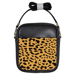 Animal Print - Leopard Jaguar Dots Girls Sling Bag by ConteMonfrey