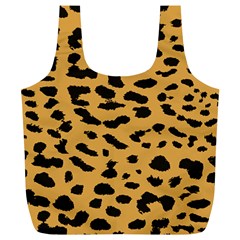 Animal Print - Leopard Jaguar Dots Full Print Recycle Bag (xl) by ConteMonfrey