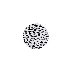 Black And White Leopard Dots Jaguar 1  Mini Magnets by ConteMonfrey