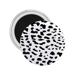 Black And White Leopard Dots Jaguar 2 25  Magnets by ConteMonfrey