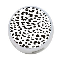 Black And White Leopard Dots Jaguar 4-port Usb Hub (two Sides) by ConteMonfrey