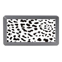 Black And White Leopard Dots Jaguar Memory Card Reader (mini) by ConteMonfrey