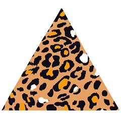 Leopard Jaguar Dots Wooden Puzzle Triangle by ConteMonfrey