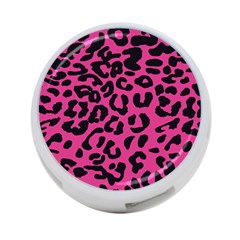 Leopard Print Jaguar Dots Pink Neon 4-port Usb Hub (two Sides) by ConteMonfrey