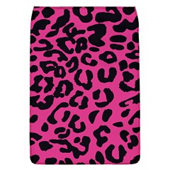 Leopard Print Jaguar Dots Pink Neon Removable Flap Cover (l) by ConteMonfrey