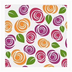 Colorful Seamless Floral, Flowers Pattern Wallpaper Background Medium Glasses Cloth by Amaryn4rt