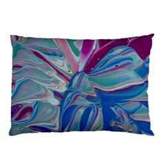 The Painted Shell Pillow Case (two Sides) by kaleidomarblingart