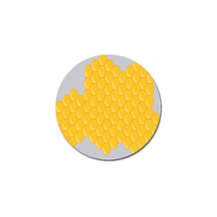 Hexagons Yellow Honeycomb Hive Bee Hive Pattern Golf Ball Marker (10 Pack)