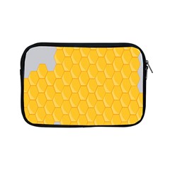 Hexagons Yellow Honeycomb Hive Bee Hive Pattern Apple Ipad Mini Zipper Cases by artworkshop