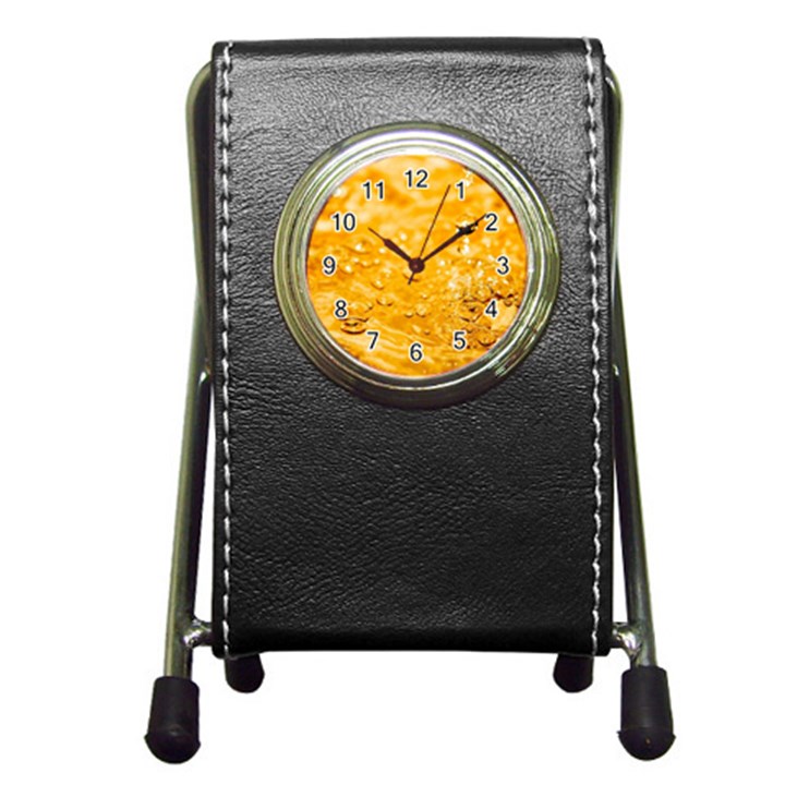 Water Pen Holder Desk Clock