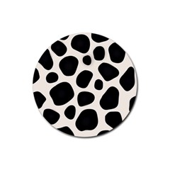 Texture Design Wallpaperpublic Rubber Coaster (Round)