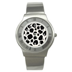 Texture Design Wallpaperpublic Stainless Steel Watch