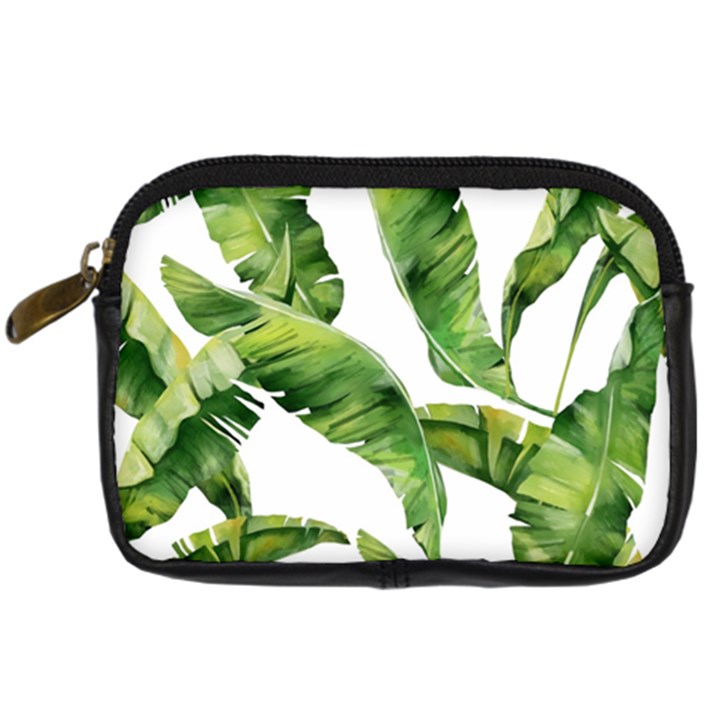 Sheets Tropical Plant Palm Summer Exotic Digital Camera Leather Case