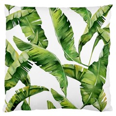 Sheets Tropical Plant Palm Summer Exotic Large Flano Cushion Case (two Sides) by artworkshop