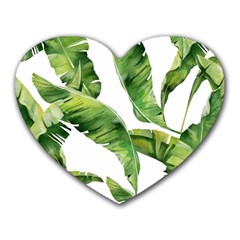 Sheets Tropical Plant Palm Summer Exotic Heart Mousepads by artworkshop
