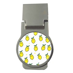 Pattern Lemon Texture Money Clips (round)  by artworkshop