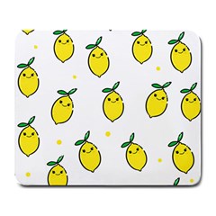 Pattern Lemon Texture Large Mousepads by artworkshop