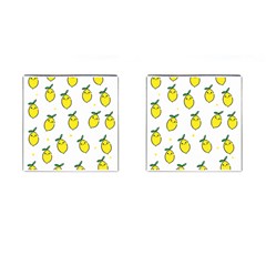 Pattern Lemon Texture Cufflinks (square)