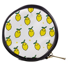 Pattern Lemon Texture Mini Makeup Bag by artworkshop