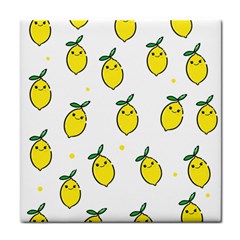 Pattern Lemon Texture Face Towel by artworkshop