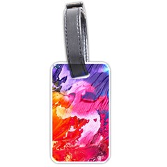 Colorful Painting Luggage Tag (one Side) by artworkshop