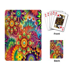 Mandalas Colorful Abstract Ornamental Playing Cards Single Design (rectangle)