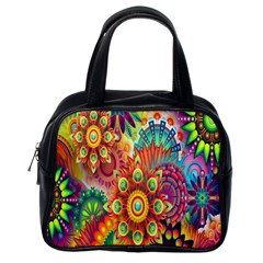 Mandalas Colorful Abstract Ornamental Classic Handbag (one Side) by artworkshop