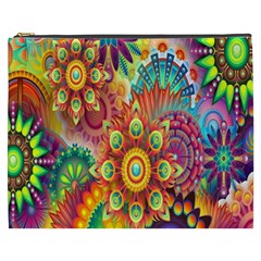 Mandalas Colorful Abstract Ornamental Cosmetic Bag (xxxl) by artworkshop