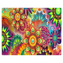 Mandalas Colorful Abstract Ornamental Double Sided Flano Blanket (medium)  by artworkshop