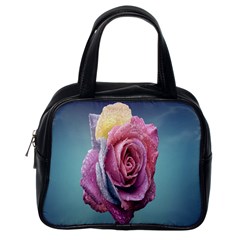 Rose Flower Love Romance Beautiful Classic Handbag (one Side) by artworkshop
