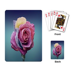 Rose Flower Love Romance Beautiful Playing Cards Single Design (rectangle)