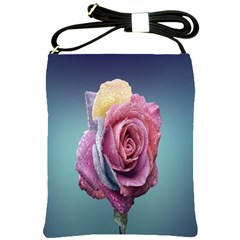 Rose Flower Love Romance Beautiful Shoulder Sling Bag by artworkshop