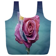 Rose Flower Love Romance Beautiful Full Print Recycle Bag (xxl)