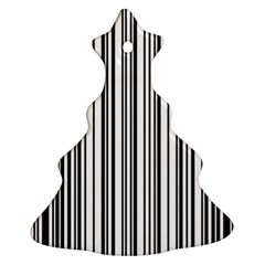 Barcode Pattern Ornament (christmas Tree) 