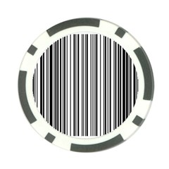 Barcode Pattern Poker Chip Card Guard by Sapixe