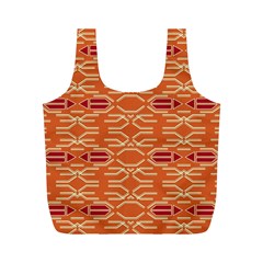 Abstract Pattern Geometric Backgrounds  Full Print Recycle Bag (m) by Eskimos