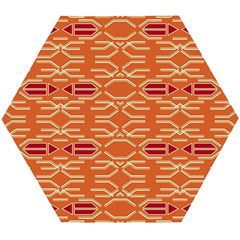 Abstract Pattern Geometric Backgrounds  Wooden Puzzle Hexagon by Eskimos