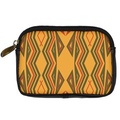 Abstract Pattern Geometric Backgrounds  Digital Camera Leather Case by Eskimos