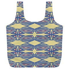 Abstract Pattern Geometric Backgrounds  Full Print Recycle Bag (xl) by Eskimos