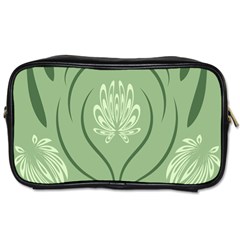 Folk Flowers Print Floral Pattern Ethnic Art Toiletries Bag (one Side) by Eskimos